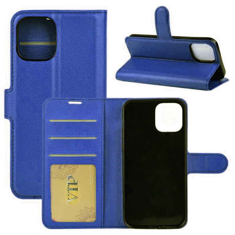 Leather Folio Wallet Case for iPhone 12 / 12 Pro Leather Folio Wallet Case for iPhone 12 / 12 Pro